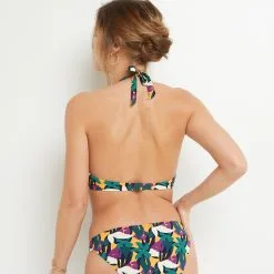 Lilou MAILLOT DE BAIN TRIANGLE ARMATURES MULTICO ROSE -Collants importe boutique 20015500 D