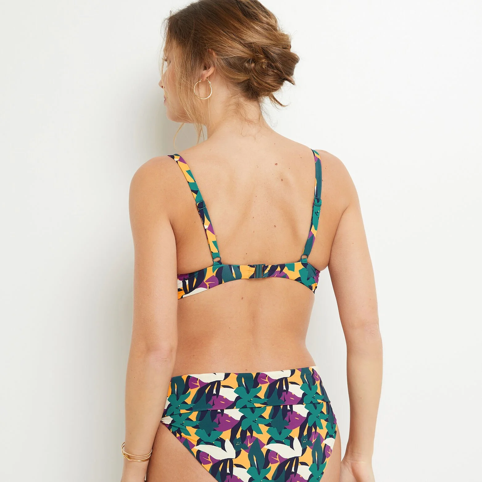 Lilou MAILLOT DE BAIN EMBOITANT MULTICO ROSE 6 Lilou MAILLOT DE BAIN EMBOITANT MULTICO ROSE – Image 4