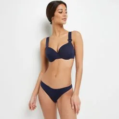 Louise MAILLOT DE BAIN SLIP MIDI MARINE -Collants importe boutique 20018900 D