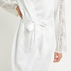 TINA DESHABILLE DENTELLE BLANC -Collants importe boutique 20019100 Z