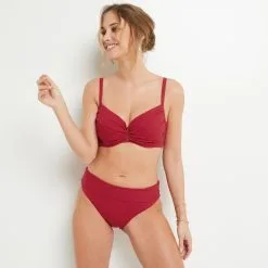 Lotus MAILLOT DE BAIN SLIP MAXI ROUGE 7 Lotus MAILLOT DE BAIN SLIP MAXI ROUGE -Collants importe boutique 20021301 D