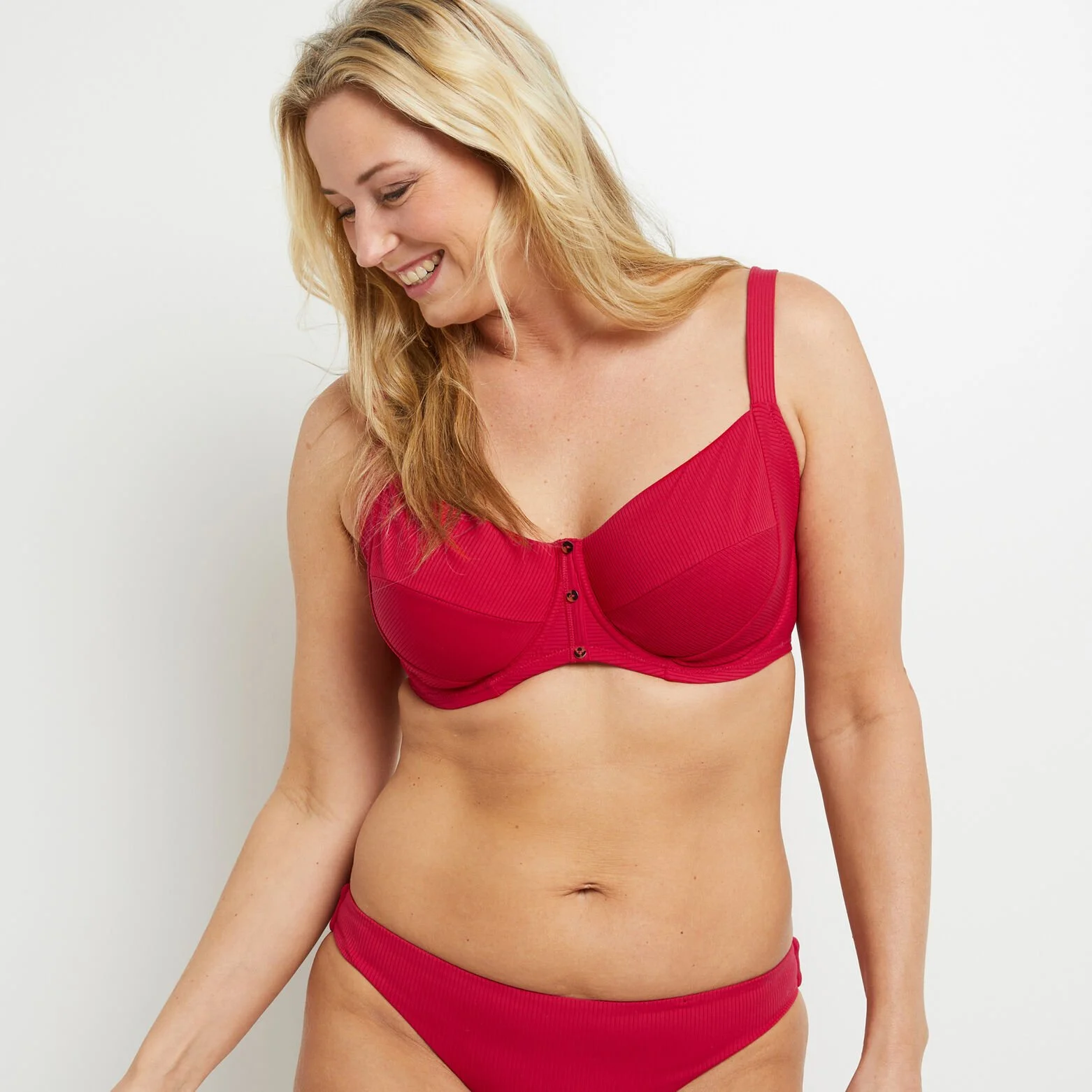 Lotus MAILLOT DE BAIN GRANDS BONNETS ROUGE 3 Lotus MAILLOT DE BAIN GRANDS BONNETS ROUGE