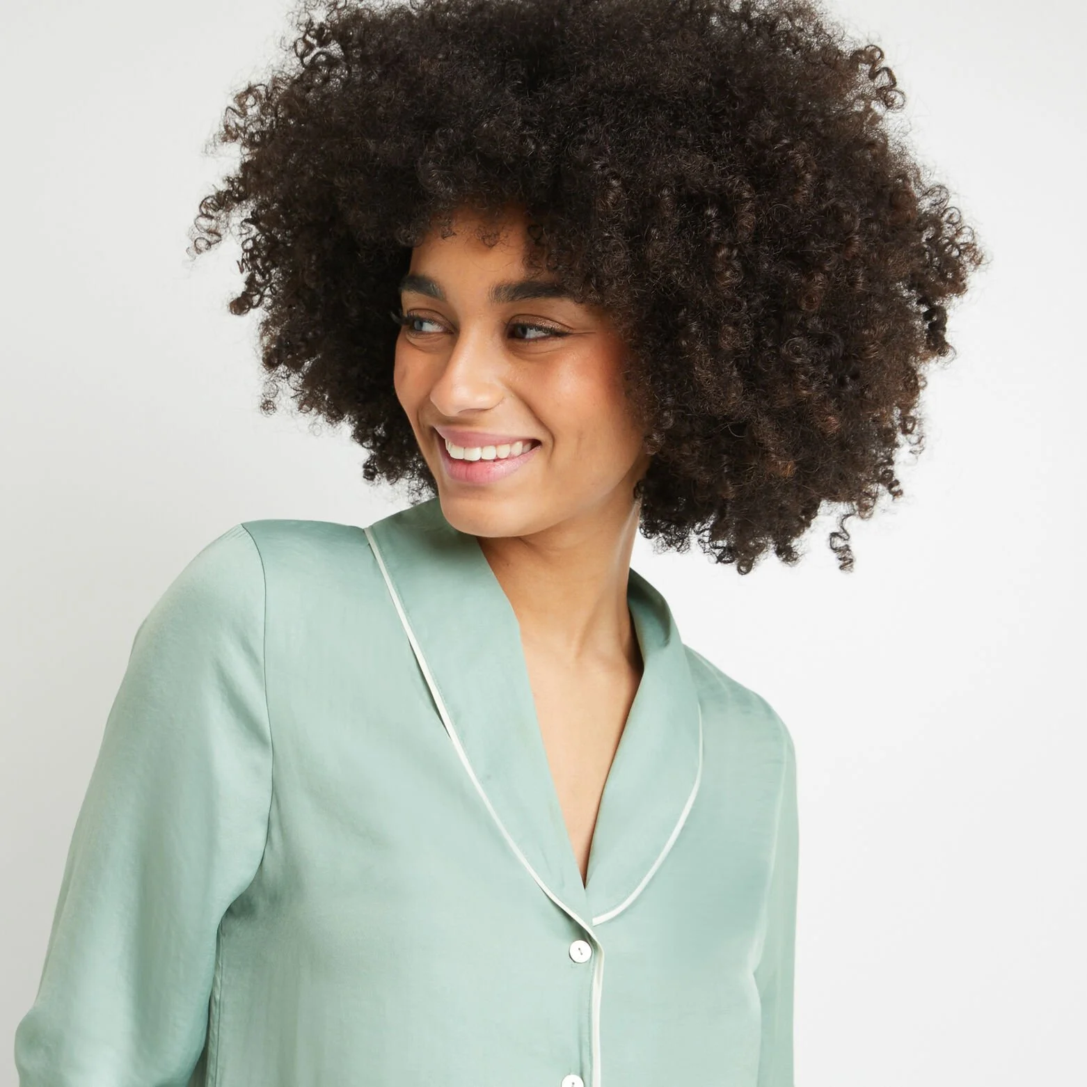 BERLIOZ CHEMISE MANCHES LONGUES Vert Clair 4 BERLIOZ CHEMISE MANCHES LONGUES Vert Clair – Image 2