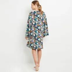 BECKIE DESHABILLE MULTICO BLEU 9 BECKIE DESHABILLE MULTICO BLEU -Collants importe boutique 20031200 D