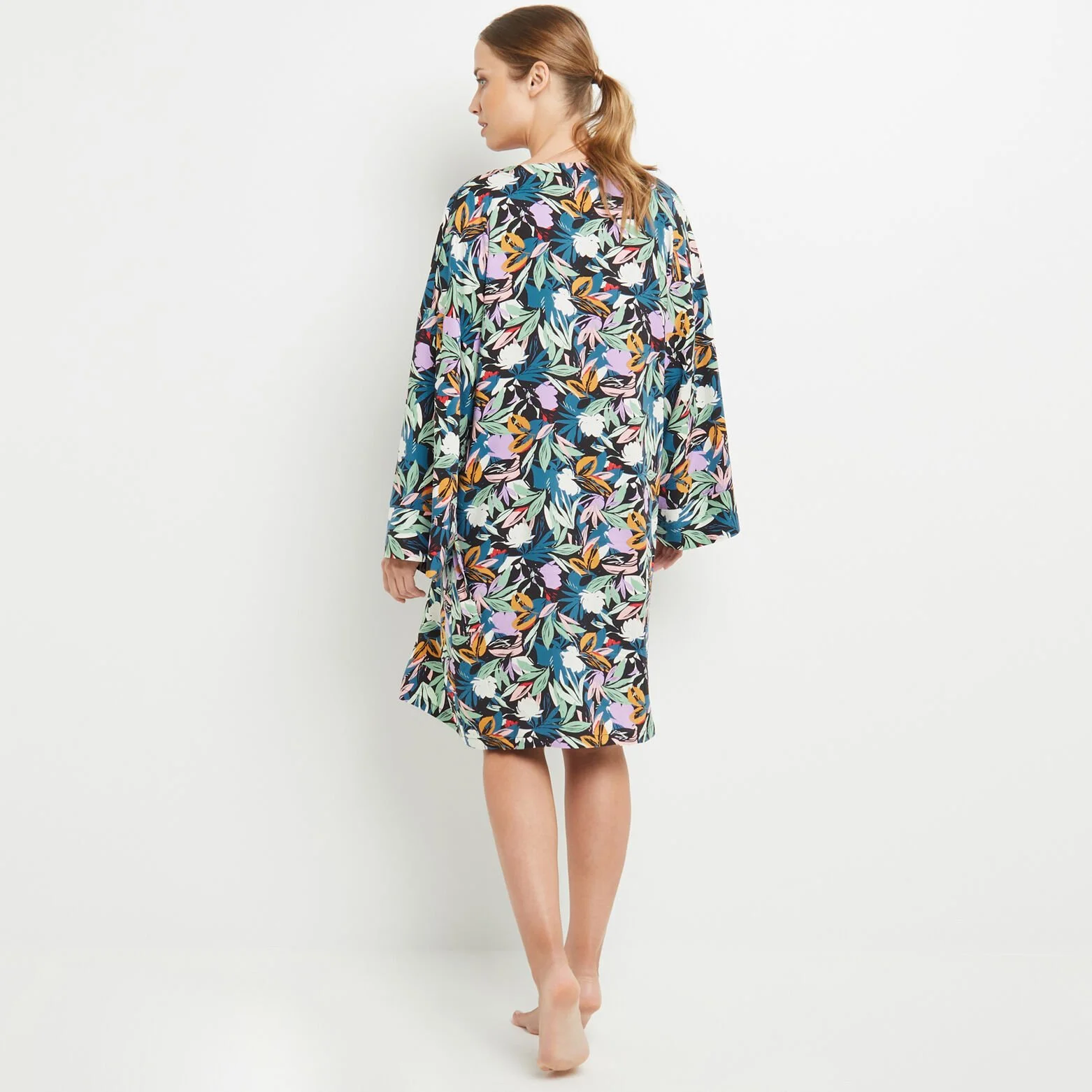 BECKIE DESHABILLE MULTICO BLEU 6 BECKIE DESHABILLE MULTICO BLEU – Image 4