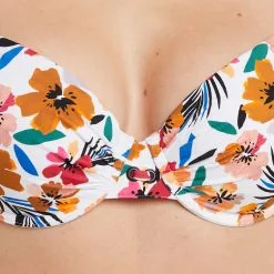 Luna MAILLOT DE BAIN EMBOITANT COULISSE ECRU -Collants importe boutique 20033800 Z