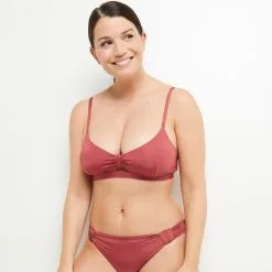 Leonie MAILLOT DE BAIN TRIANGLE BORDEAUX -Collants importe boutique 20035400 C