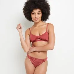 Leonie MAILLOT DE BAIN SLIP MIDI BORDEAUX 7 Leonie MAILLOT DE BAIN SLIP MIDI BORDEAUX -Collants importe boutique 20036000 D