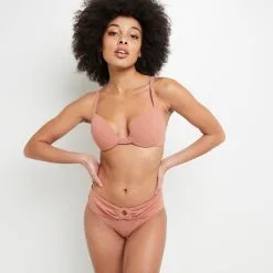 Lady MAILLOT DE BAIN SLIP MAXI ROSE -Collants importe boutique 20036600 D