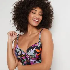 Lavande MAILLOT DE BAIN 1 PIECE NOIR -Collants importe boutique 20044900 D