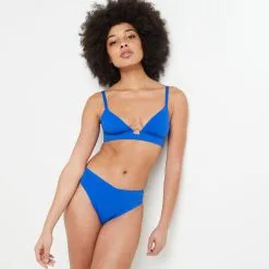 Lisa MAILLOT DE BAIN SLIP HIGH LEG BLEU ROI -Collants importe boutique 20047100 C