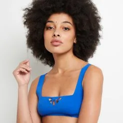 Lisa MAILLOT DE BAIN BRASSIERE BLEU ROI -Collants importe boutique 20049200 M