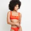 Lisa MAILLOT DE BAIN BRASSIERE ORANGE -Collants importe boutique 20049202 F
