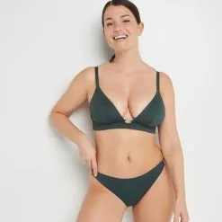 Lisa MAILLOT DE BAIN SLIP BRESILIEN VERT FONCE -Collants importe boutique 20049500 C