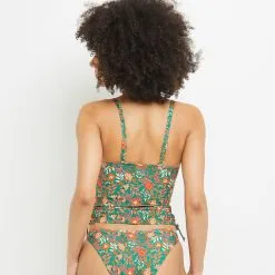 Laika MAILLOT DE BAIN TANKINI VERT -Collants importe boutique 20050300 D
