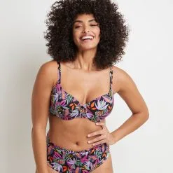 Lavande MAILLOT DE BAIN AMPLI EMBOITANT NOIR -Collants importe boutique 20055300 C