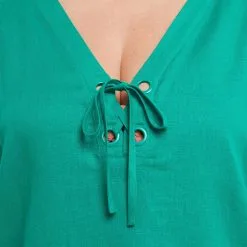 Lana TUNIQUE VERT -Collants importe boutique 20055701 Z