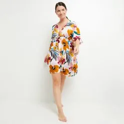 Luna TUNIQUE DE PLAGE BLANC -Collants importe boutique 20056400 C