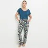 BECKIE PANTALON MULTICO BLEU 2 BECKIE PANTALON MULTICO BLEU -Collants importe boutique 20061200 F