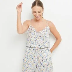 Beach DEBARDEUR IMPRIME MULTICO BLEU