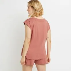 Bambi TEE SHIRT MANCHES COURTES COTON ROSE -Collants importe boutique 20070500 D