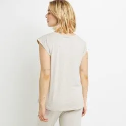 Bambi TEE SHIRT MANCHES COURTES COTON BEIGE -Collants importe boutique 20070502 D