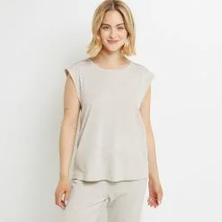 Bambi TEE SHIRT MANCHES COURTES COTON BEIGE