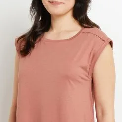 Bambi NUISETTE MANCHES COURTES COTONi ROSE -Collants importe boutique 20071200 Z