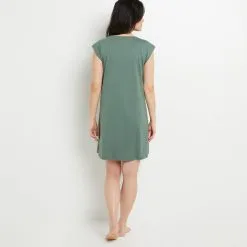 Bambi NUISETTE MANCHES COURTES COTONi KAKI -Collants importe boutique 20071201 D