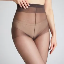 IBAO COLLANT BASIQUE 20D MARRON -Collants importe boutique 40108002 Z