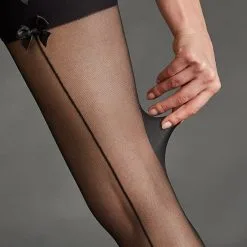 PIANISTA BAS PORTE-JARRETELLE 20D NOIR -Collants importe boutique 40116400 D