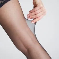 PIORE BAS AUTOFIXANT VOILE 20D NOIR -Collants importe boutique 40122000 D