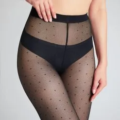 ROXANE COLLANT FANTAISIE 30D NOIR 8 ROXANE COLLANT FANTAISIE 30D NOIR -Collants importe boutique 40132000 Z