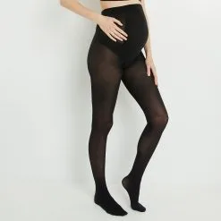 GROSSESSE COLLANT MICRO 60D NOIR -Collants importe boutique 40137900 D