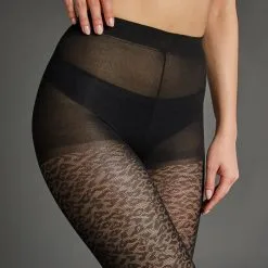 Alessia COLLANT 50D NOIR -Collants importe boutique 40139600 Z