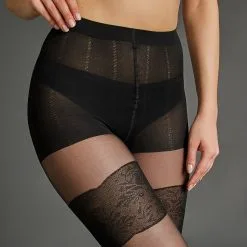 ARLETTE COLLANT 20D NOIR -Collants importe boutique 40139800 Z