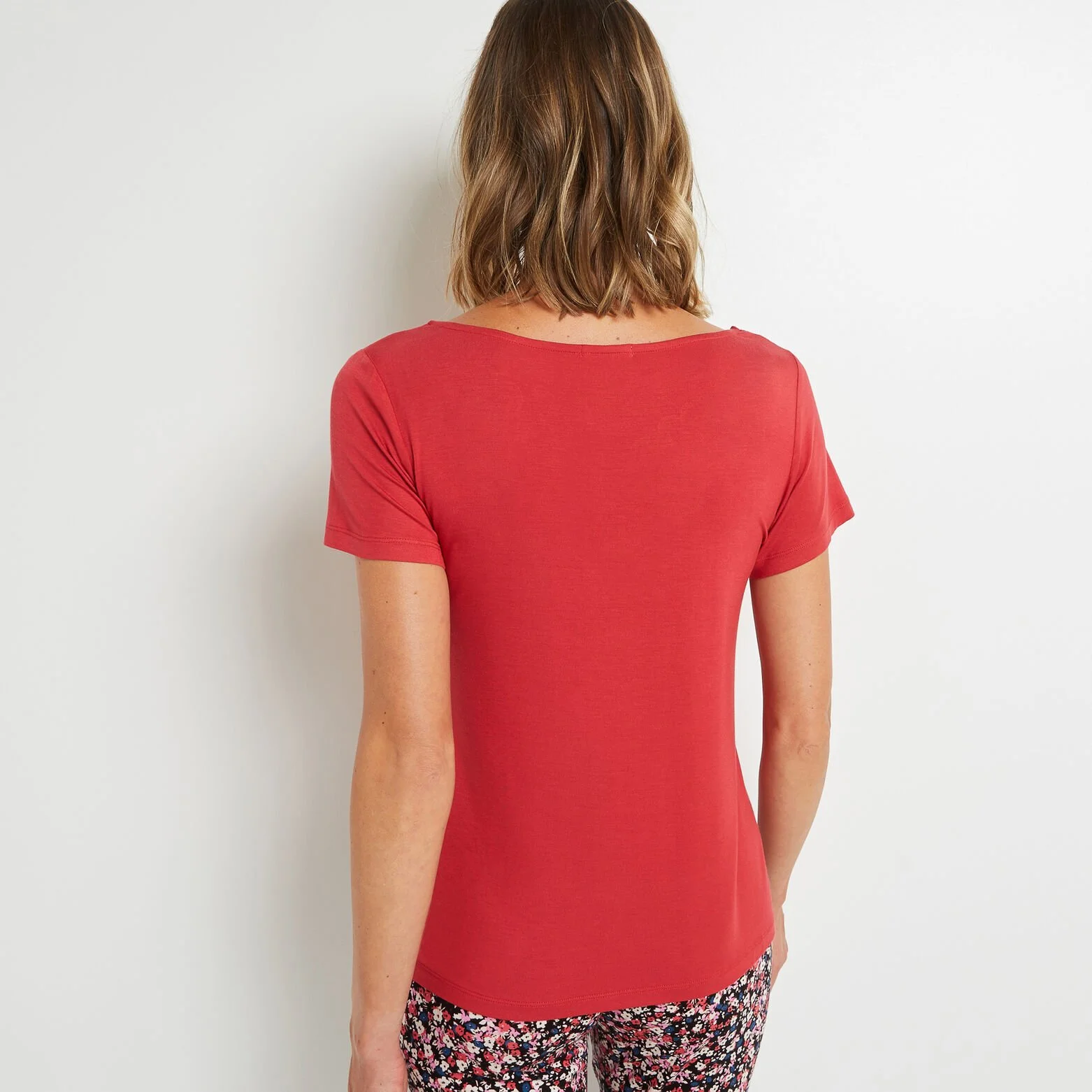 SYARA TEE SHIRT MANCHES COURTES ROSE 6 SYARA TEE SHIRT MANCHES COURTES ROSE – Image 4