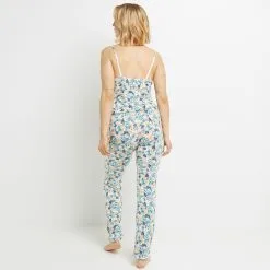 SYARA TREGGING BLANC/VERT -Collants importe boutique 43187103 D