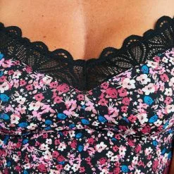 SYARA NUISETTE MICRO NOIR/ROSE -Collants importe boutique 43187601 Z