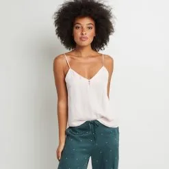 AROME TOP BRETELLES VISCOSE IVOIRE