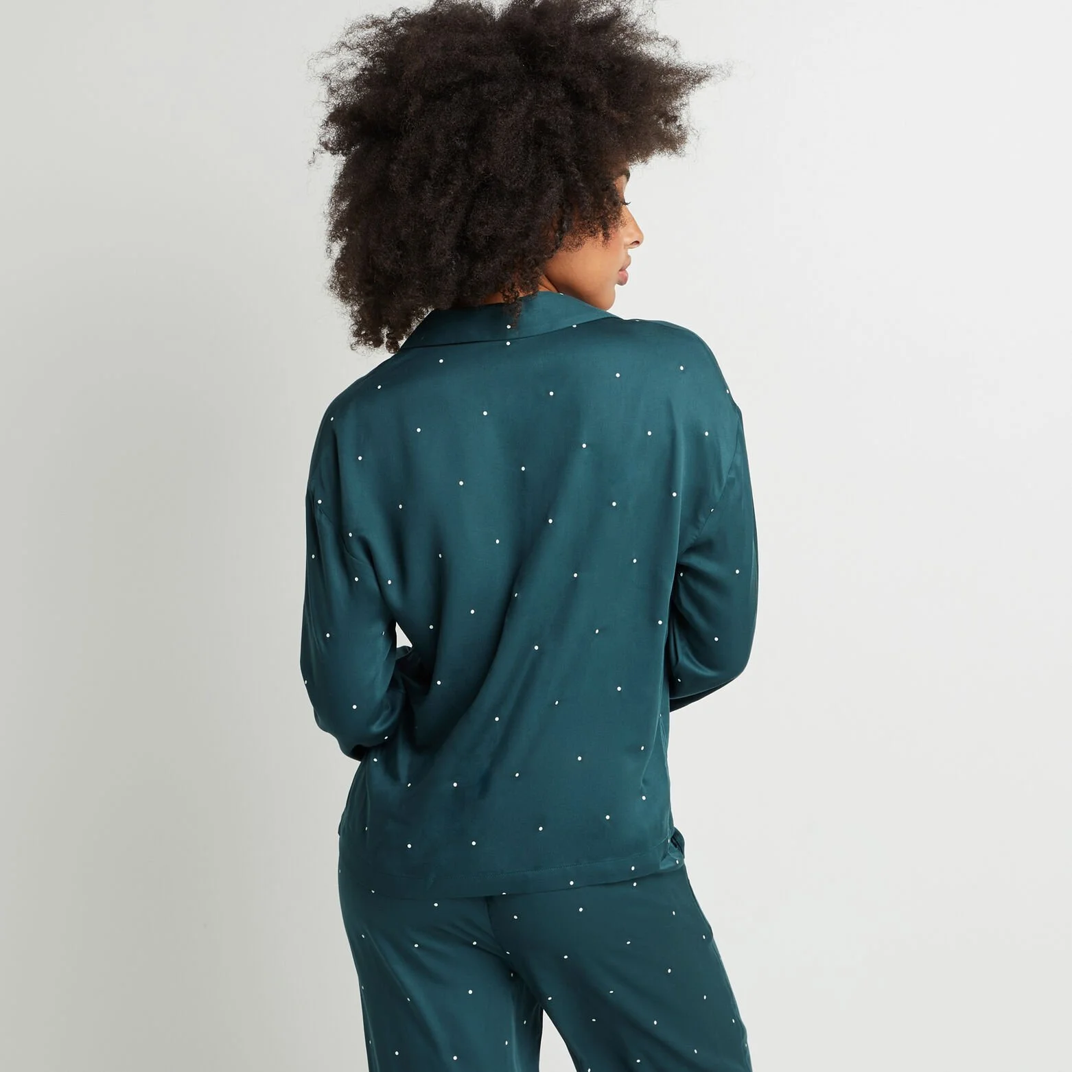 AROME CHEMISE DE PYJAMA VISCOSE VERT 6 AROME CHEMISE DE PYJAMA VISCOSE VERT – Image 4