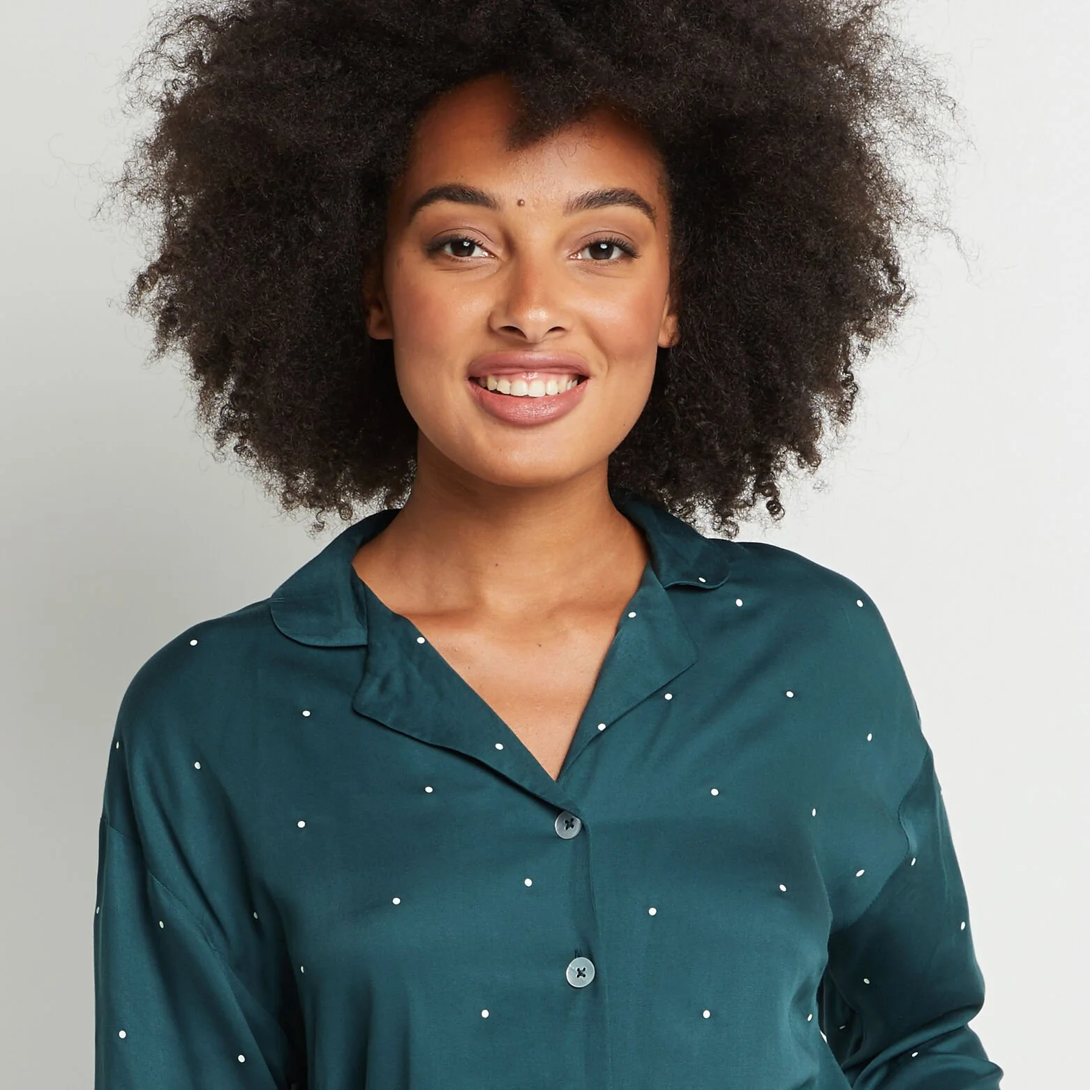 AROME CHEMISE DE PYJAMA VISCOSE VERT 4 AROME CHEMISE DE PYJAMA VISCOSE VERT – Image 2