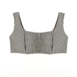 Bonnie Maillot Brassiere Vichy BLANC/NOIR -Collants importe boutique 77009300 D