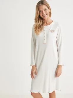 Lingerelle Chemise De Nuit Courte Interlock