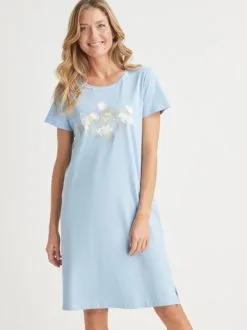 Balsamik Lot 2 Chemises De Nuit Manches Courtes