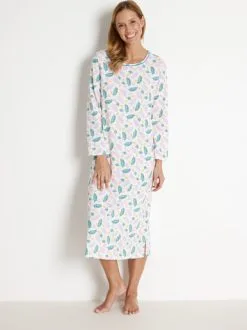 Balsamik Lot 2 Chemises De Nuit Manches Longues