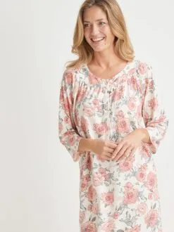 Lingerelle Chemise De Nuit Manches 3/4 -Collants importe boutique g 2008509 0014 3