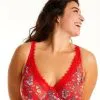 POMM'POIRE Soutien-gorge à Armatures Rouge -Collants importe boutique g 2009969 0020 1
