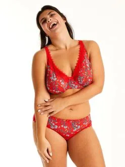 POMM'POIRE Soutien-gorge à Armatures Rouge -Collants importe boutique g 2009969 0020 3